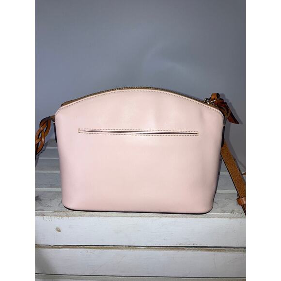 DOONEY & BOURKE LIGHT PINK SMOOTH LEATHER CROSSBODY BAG - Picture 4 of 16
